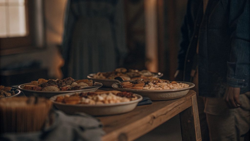 Pratos para partilha no Mercado da Vila